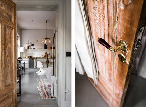 Золотые детали в интерьере скандинавской квартиры (87 кв. м) 17