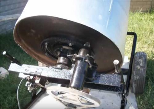 Самодельная бетономешалка с электроприводом. Механические смесители