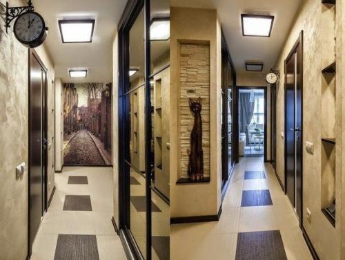 Дизайн кваpтиpы в теплых тонах 04