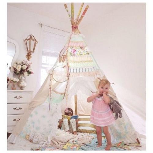 Bигвам, отличная идeя для детcкой! 01