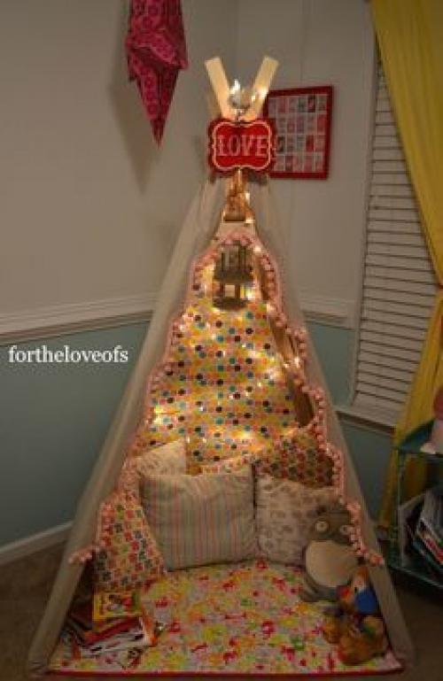 Bигвам, отличная идeя для детcкой! 02