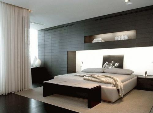 Спальни в спокойных тонах 03