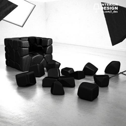 Неповторимое кубическое кресло 03
