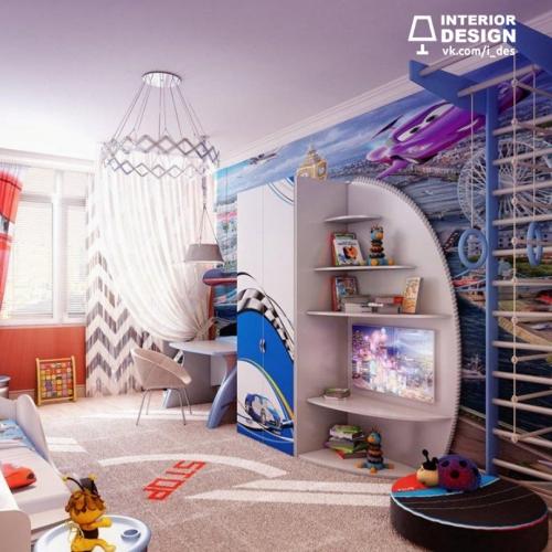 Нескучные идеи детской комнаты для мальчика 03