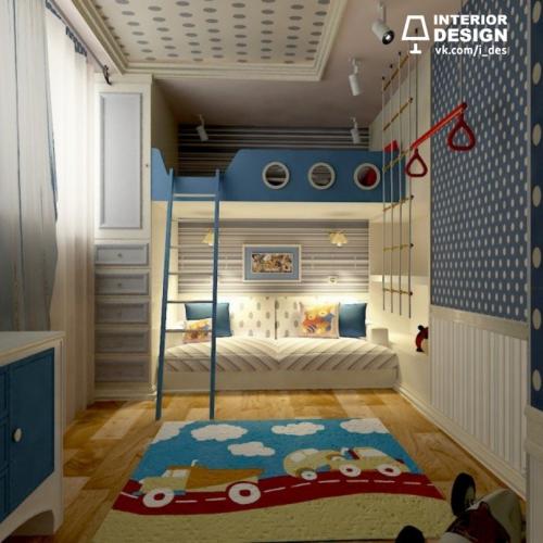 Нескучные идеи детской комнаты для мальчика 04