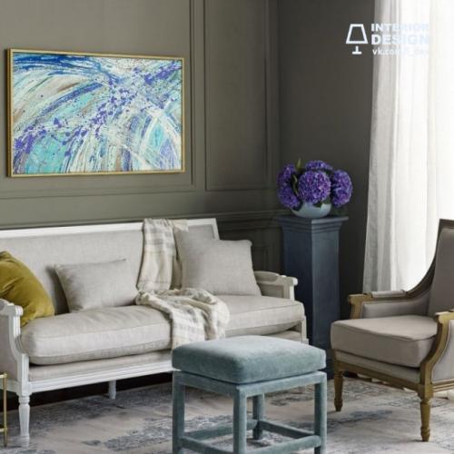 Неординарные решения для оформления стен в комнате 01