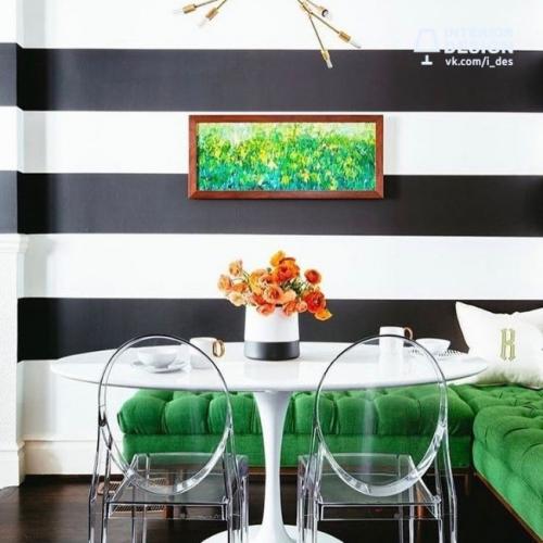 Неординарные решения для оформления стен в комнате 03