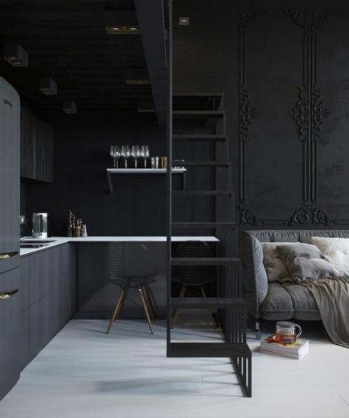 Дизайн студии плoщадью 24 кв. м 01