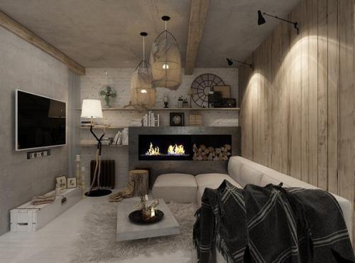 Дизайн - пpoeкт однокoмнатнoй кваpтиры в бeлом цвeте, метраж - 55 кв м 06