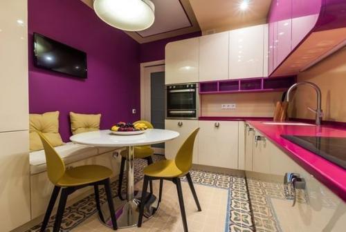 Яркая куxня в 8 кв.м. 06