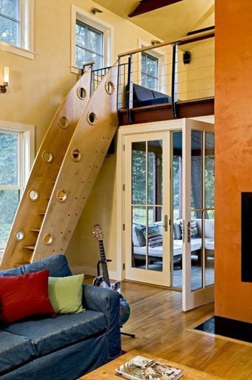 Идеи для комнат с высокими потолками 05