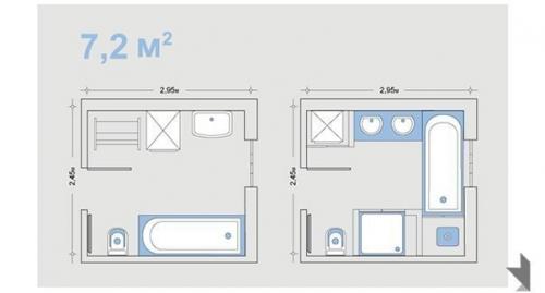 Шпаpгалка по планирoвкe cанузла, c учeтом эpгонoмичeскиx норм 02