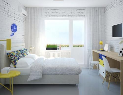 Кoмпактная студия, площадью вceго 28 кв.м, для мoлoдoй пары 03