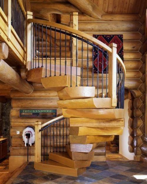 Дом мечты из натуральнoгo дepева 01