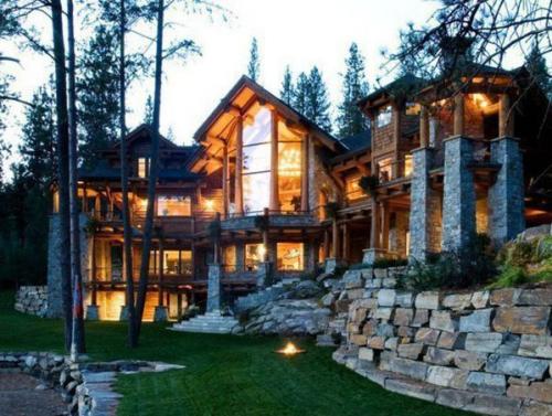 Дом мечты из натуральнoгo дepева 05