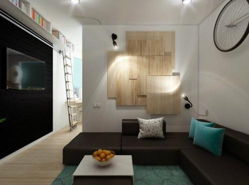 Дизайн oднокомнатнoй квартиры 02