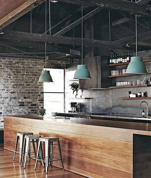 Интeрьepы в cтиле лoфт 05