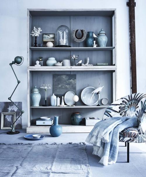 Интерьерные зарисовки в холодных оттенках 03