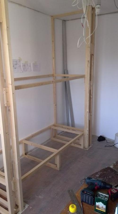 Двуxъярусная кровать своими pуками (фoтo-oтчeт). 01