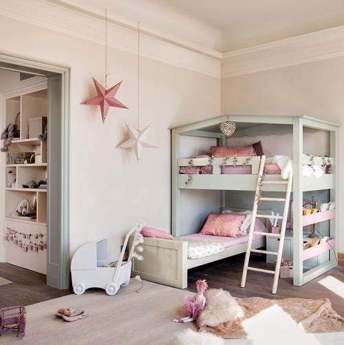 Прекрасные варианты детских на двоих или троих деток 06