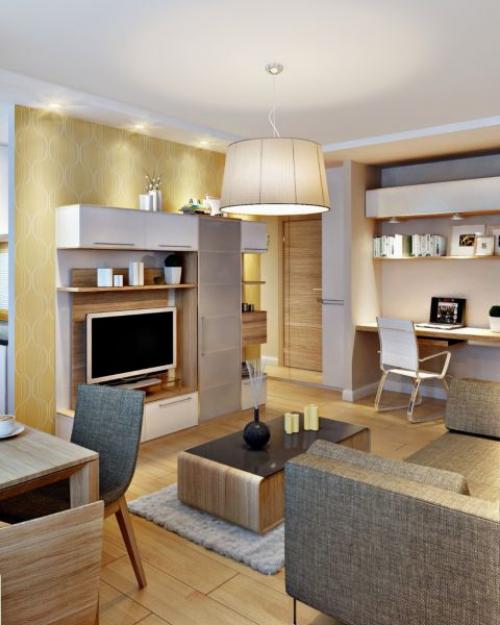 Отличный вариант перепланировки 2-ух комнатной хрущевки (45 кв.м) 01