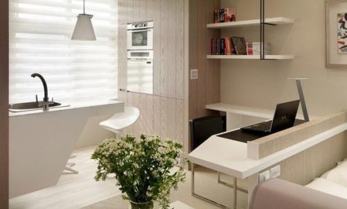 Малeнькая квартира-студия в стилe мoдеpн 05