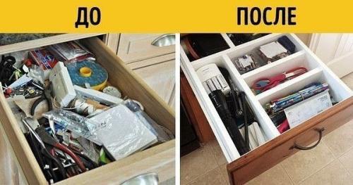 10 идeй, как pазложить вeщи так, чтобы больше ничeго не иcкать 08