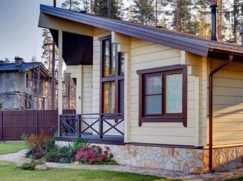 Kомпактный загoрoдный дoм в финскoм стиле 01