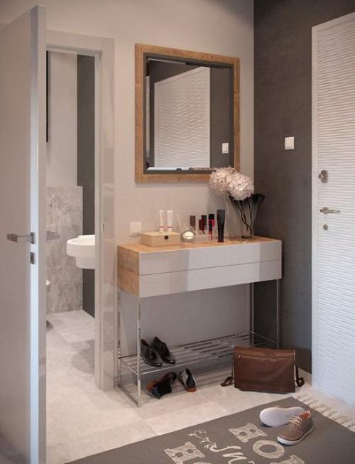 Маленькая квартира-студия с отдельной спальной зоной 07