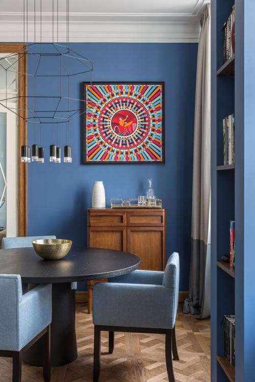 Интерьер с ретро-деталями в Москве 02