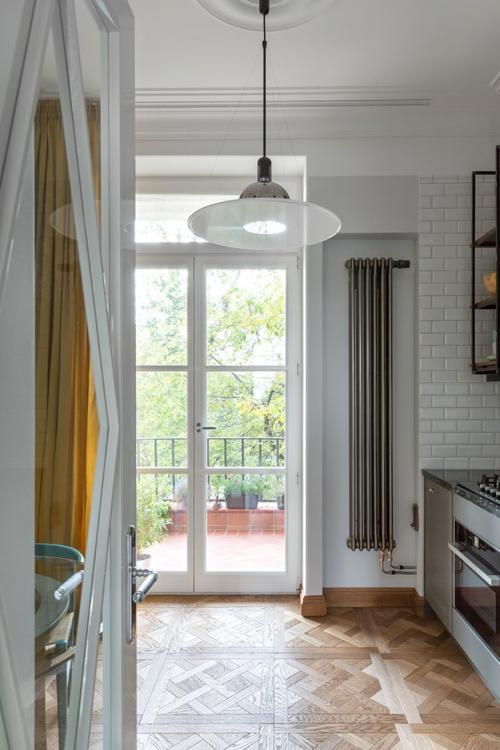 Интерьер с ретро-деталями в Москве 07