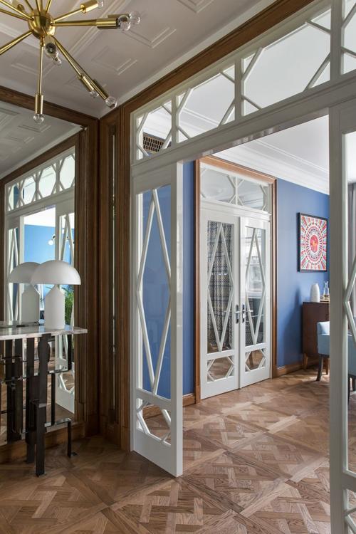 Интерьер с ретро-деталями в Москве 03