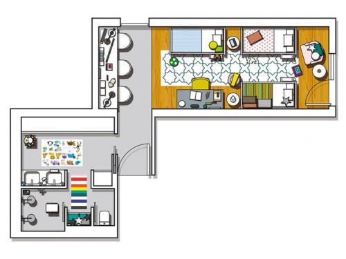 Детская для четырех деток 10