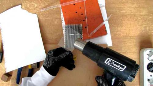 Химическая полировка оргстекла. Как отполировать оргстекло с помощью обычного фена