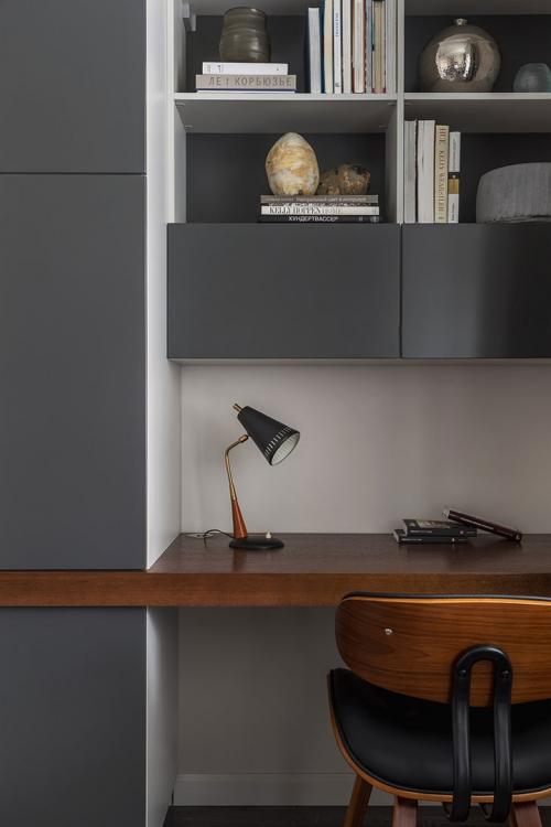 Современная квартира в спокойных тонах (64 кв. м) 14