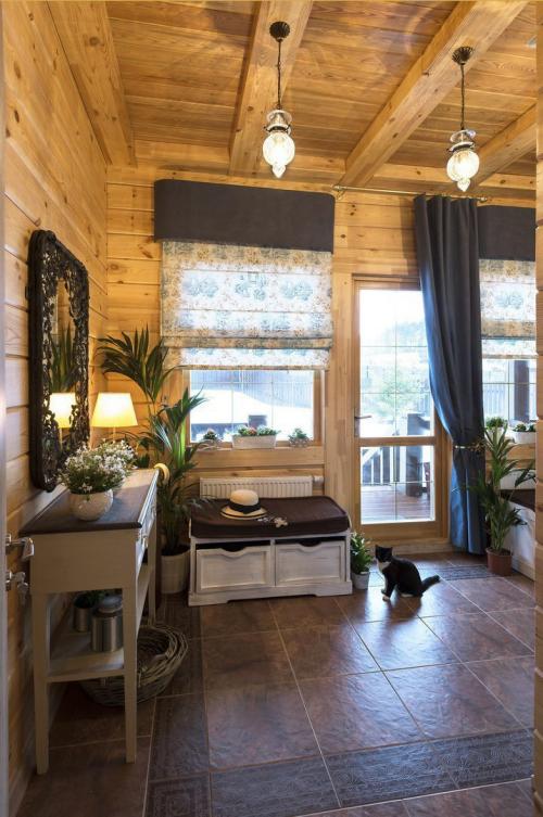 Интерьер деревянного дома 02