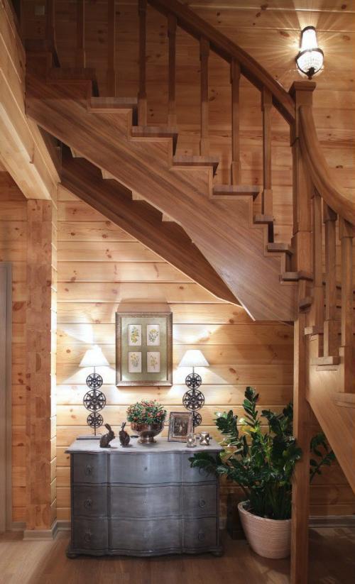 Интерьер деревянного дома 07