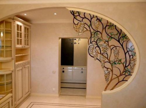 Кованые витражи – уникальное украшение интерьера 02