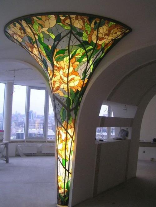 Кованые витражи – уникальное украшение интерьера 03