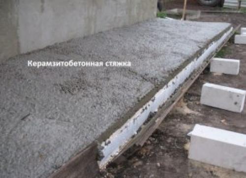 Уличная бетонная стяжка. Бетонная стяжка на улице