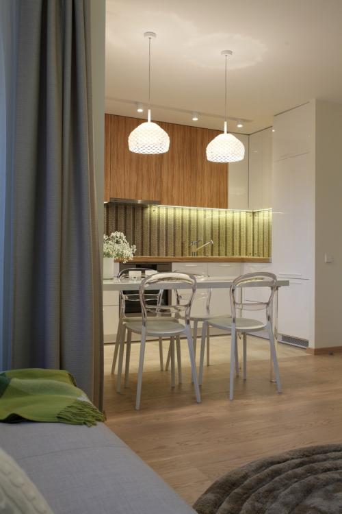 Как скрыть спальную зону в квартире-студии 07