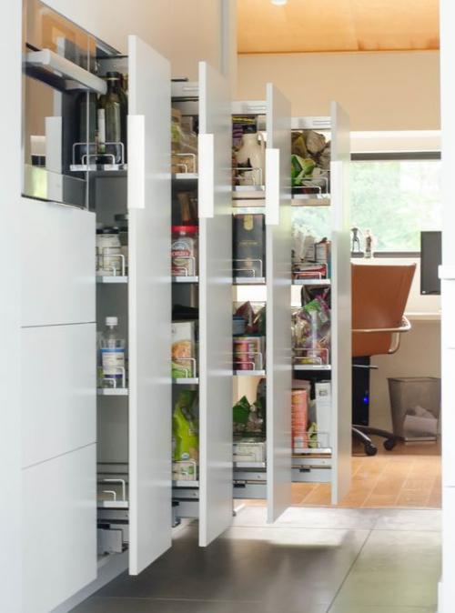 Удобное хранение продуктов на кухне: фото идеи 08
