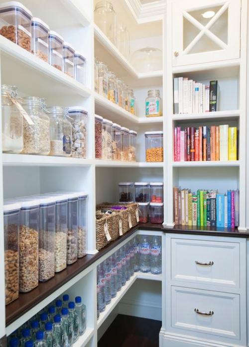 Удобное хранение продуктов на кухне: фото идеи 09