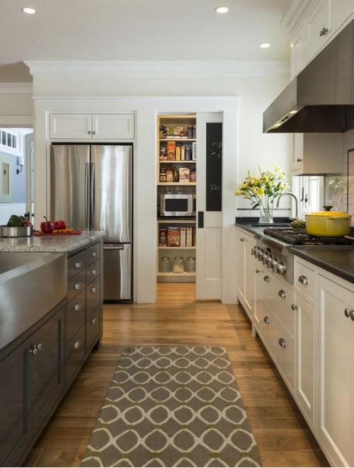 Удобное хранение продуктов на кухне: фото идеи 02