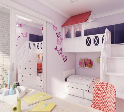 Проект однокомнатной квартиры 36,8 кв.м 08