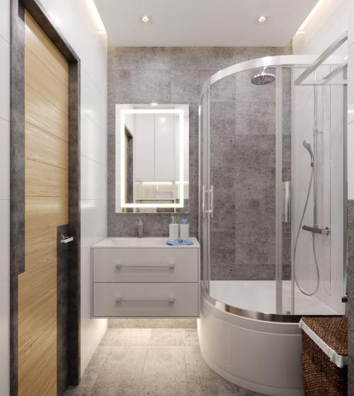 Проект однокомнатной квартиры 36,8 кв.м 05