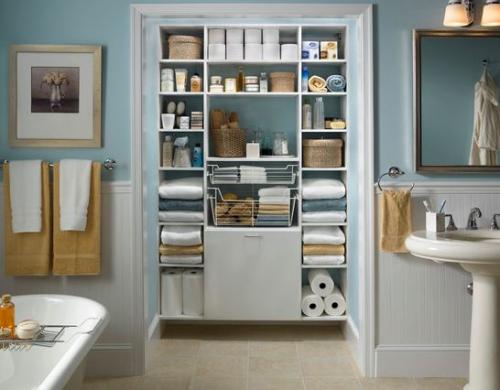 Хранение в ванной: фото идеи 01