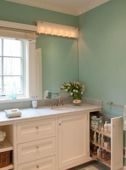 Хранение в ванной: фото идеи 11