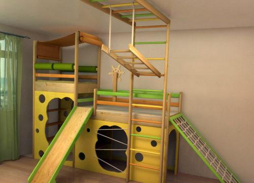 Детский спорткомплекс своими руками. Детский спортивный комплекс своими руками. Основные характеристики