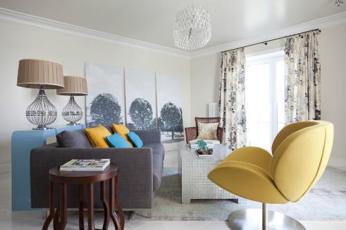 Интерьер двухуровневой квартиры площадью 150 кв.м. 05